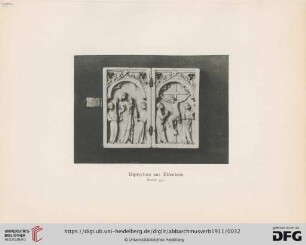 30. Diptychon aus Elfenbein