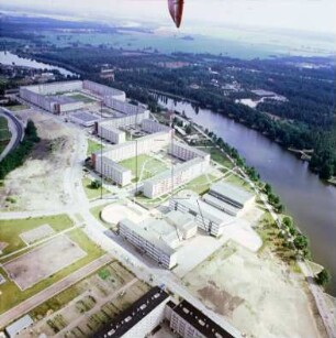 Wohnkomplex VI in Eisenhüttenstadt : Blickrichtung Südosten