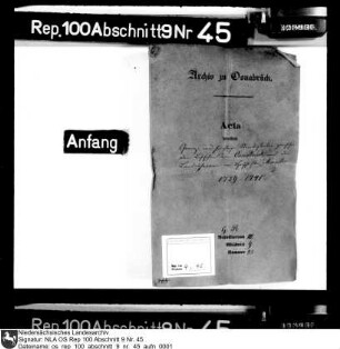 Grenz- und sonstige Streitigkeiten zwischen den Bischöfen von Osnabrück und den Landesherren im Hochstift Münster