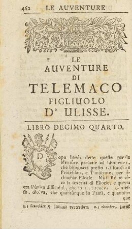 Libro Decimo Quarto.