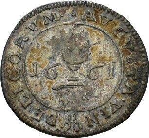 Halbbatzen der Reichsstadt Augsburg, 1661