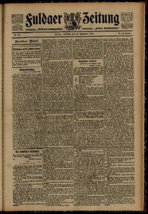 Zweite Ausgabe vom Samstag, den 22. Dezember 1906.