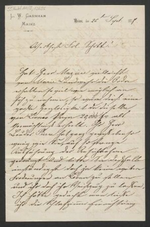 Brief an Schott : 26.09.1877