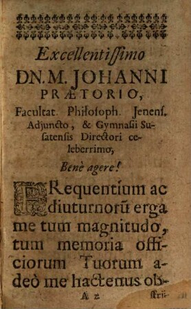 Georgii Wolffgangi Wedelii, D. Medici Ducalis Saxo-Gothani, Acad. Curios. Specimen Experimenti Chimici Novi, De Sale Volatili Plantarum, quo demonstratur, Posse ex plantis modo peculiari parari Sal volatile verum & genuinum