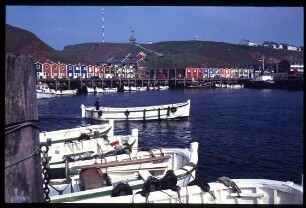 Börteboote auf Helgoland
