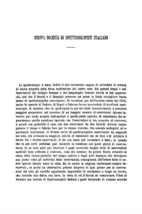 NUOVA SOCIETÀ DI SPETTROSCOPISTI ITALIANI - MACCHIE AL BORDO