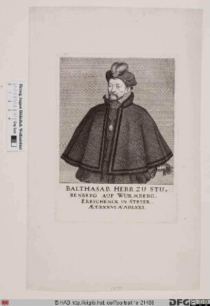 Bildnis Balthasar II. Herr zu Stubenberg