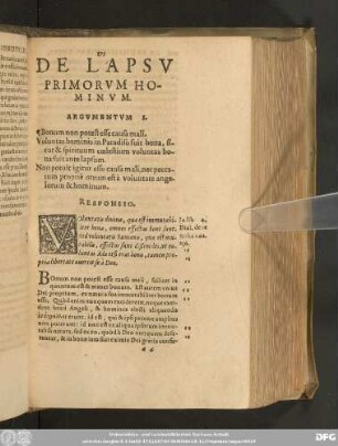 De Lapsu Primorum Hominum.