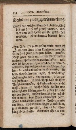 Sechs und zwanzigste Anmerkung. - Dreyßigste Anmerkung.
