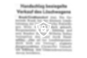 Handschlag besiegelte Verkauf des Löschwagens