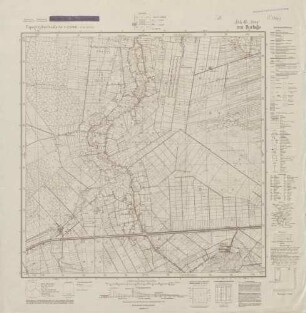 2911 (alte Nr.: 1444) Burlage, Topographische Karte 1:25000 (4cm - Karte)