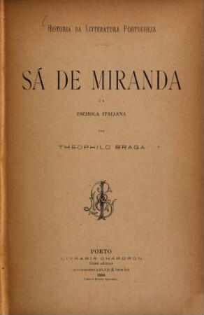 Historia da litteratura portugueza, 9