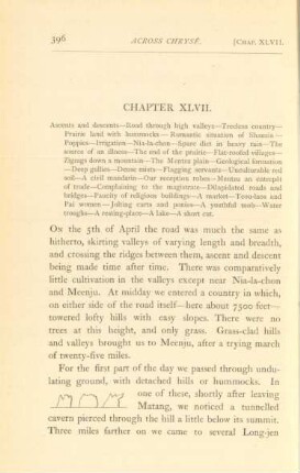 Chapter XLVII. Ascents and descents ...