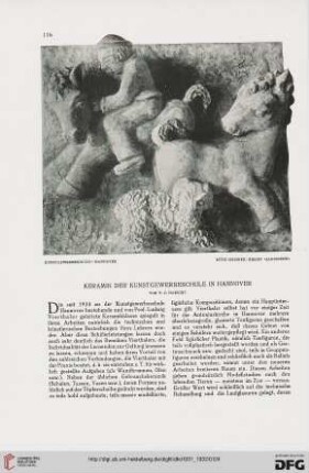 Keramik der Kunstgewerbeschule in Hannover