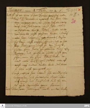 Tagebuch von Johann Benjamin Osswald.