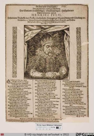 Bildnis Heinrich Julius, Herzog zu Braunschweig-Lüneburg-Wolfenbüttel (reg. 1589-1613)