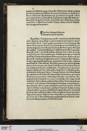 Iacobus wymphelingius Thomae wolphio Iuniori