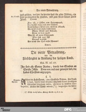 Die vierte Betrachtung [...]
