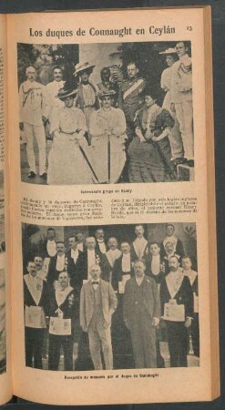Los duques de Connaught en Ceylán - [Fotografías]