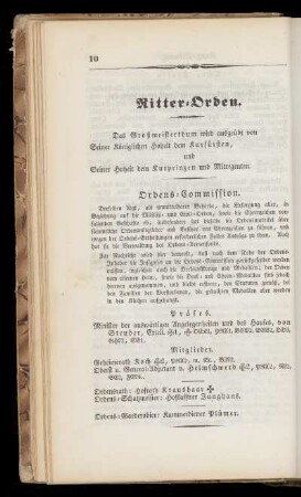Ritter=Orden.