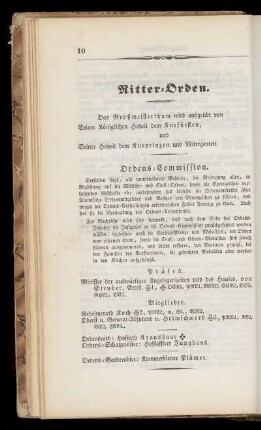Ritter=Orden.