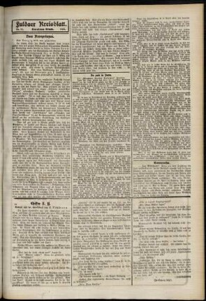 Zweite Ausgabe vom Freitag, den 04. April 1913.
