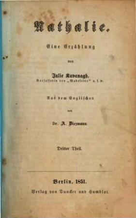 Nathalie : eine Erzählung, 3