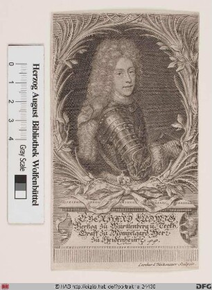 Bildnis Eberhard IV. Ludwig, Herzog von Württemberg (reg. 1693-1733)