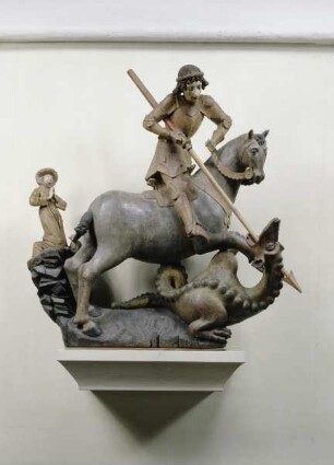 Der heilige Georg tötet den Drachen