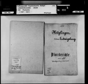 Möglingen: Pfarrberichte und Pfarrbeschreibungen