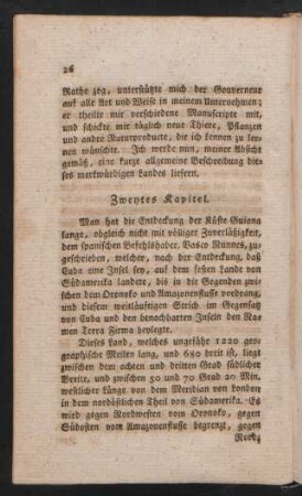 Zweytes Kapitel.