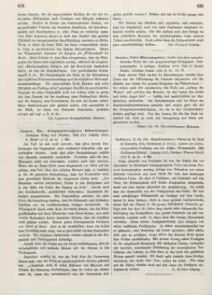 419-420 [Rezension] Dessoir, Max, Kriegspsychologische Betrachtungen