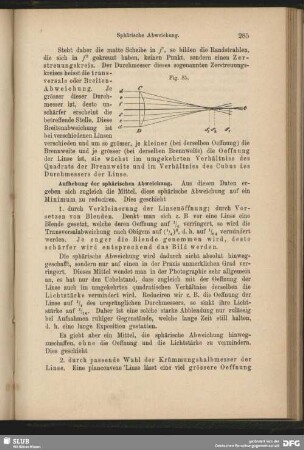 Aufhebung der sphärischen Abweichung