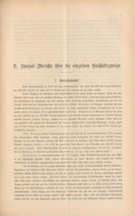 I. Getreidehandel.