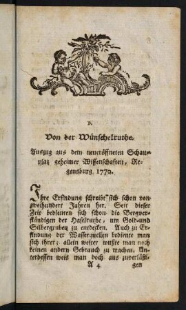 3-39, 1. Von der Wünschelruthe.