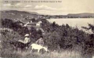 Neuchâtel, mit Blick auf Monruz und St.Blaise