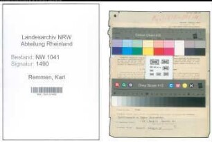 Entnazifizierung Karl Remmen , geb. 21.10.1900 (Ingenieur)