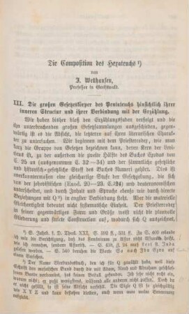407-479 Die Composition des Hexateuchs