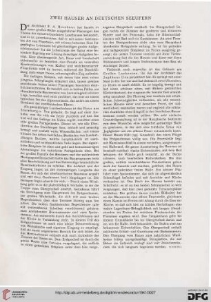 52: Zwei Häuser an deutschen Seeufern