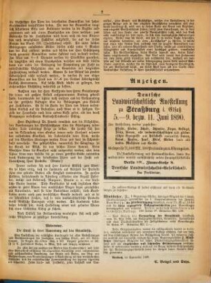 Der Landwirt : praktische Mitteilungen aus dem Gesamtgebiet der Landwirtschaft. 1890