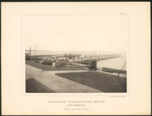 Städtische Wasserwerke Berlin, Werk Müggelsee: Versenkung eines hölzernen Saugkastens (Tafel 1a)
