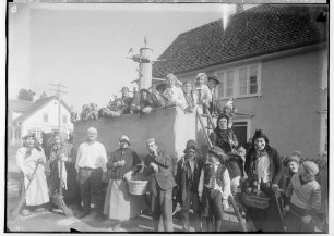 Fasnacht Krauchenwies 1936; Umzugswagen