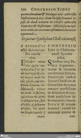 Confessio Fidei Chalcedonensis