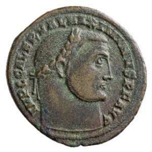 Münze, Follis, 311 - 312 n. Chr.