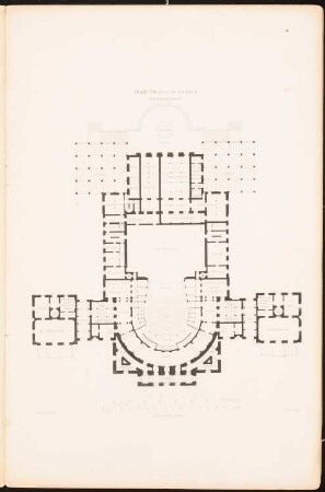 Das Stadttheater, Leipzig: Grundriss Parterre