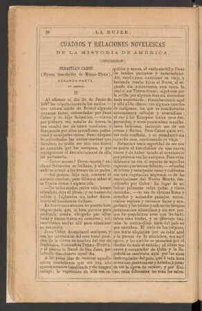 Sebastián Cabot. : (Primer descubridor de tierra firme). - Segunda parte.