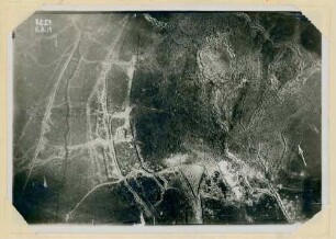 Foto der Stellungen südwestlich von Lens (Luftbild)