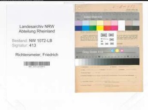 Entnazifizierung Friedrich Richtersmeier , geb. 21.07.1899 (Kreissekretaer)
