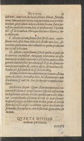 Quarta Divisio eodem pertinens.