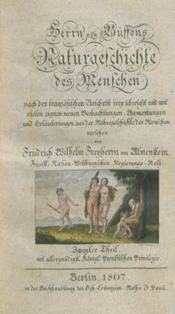 2: Herrn von Büffons Naturgeschichte des Menschen
